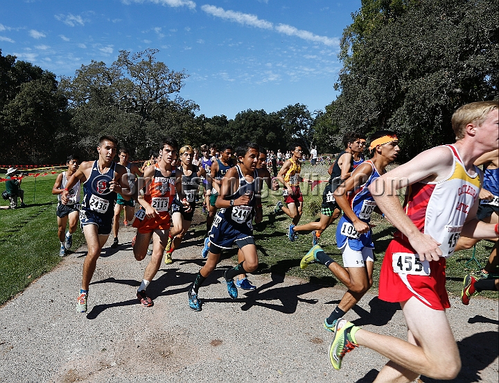 2015SIxcHSSeeded-041.JPG - 2015 Stanford Cross Country Invitational, September 26, Stanford Golf Course, Stanford, California.